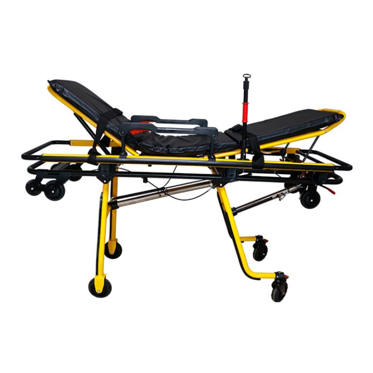 Yellow Ambulance Stretcher Trolley