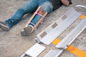 splint and scoop stretcher