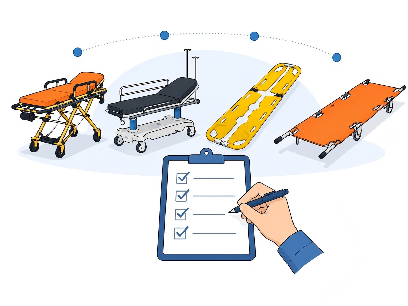 types of stretcher