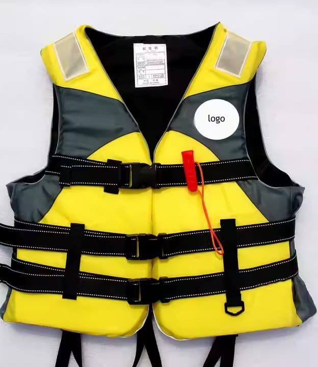 A collection of different types of life jackets ready for procurement.