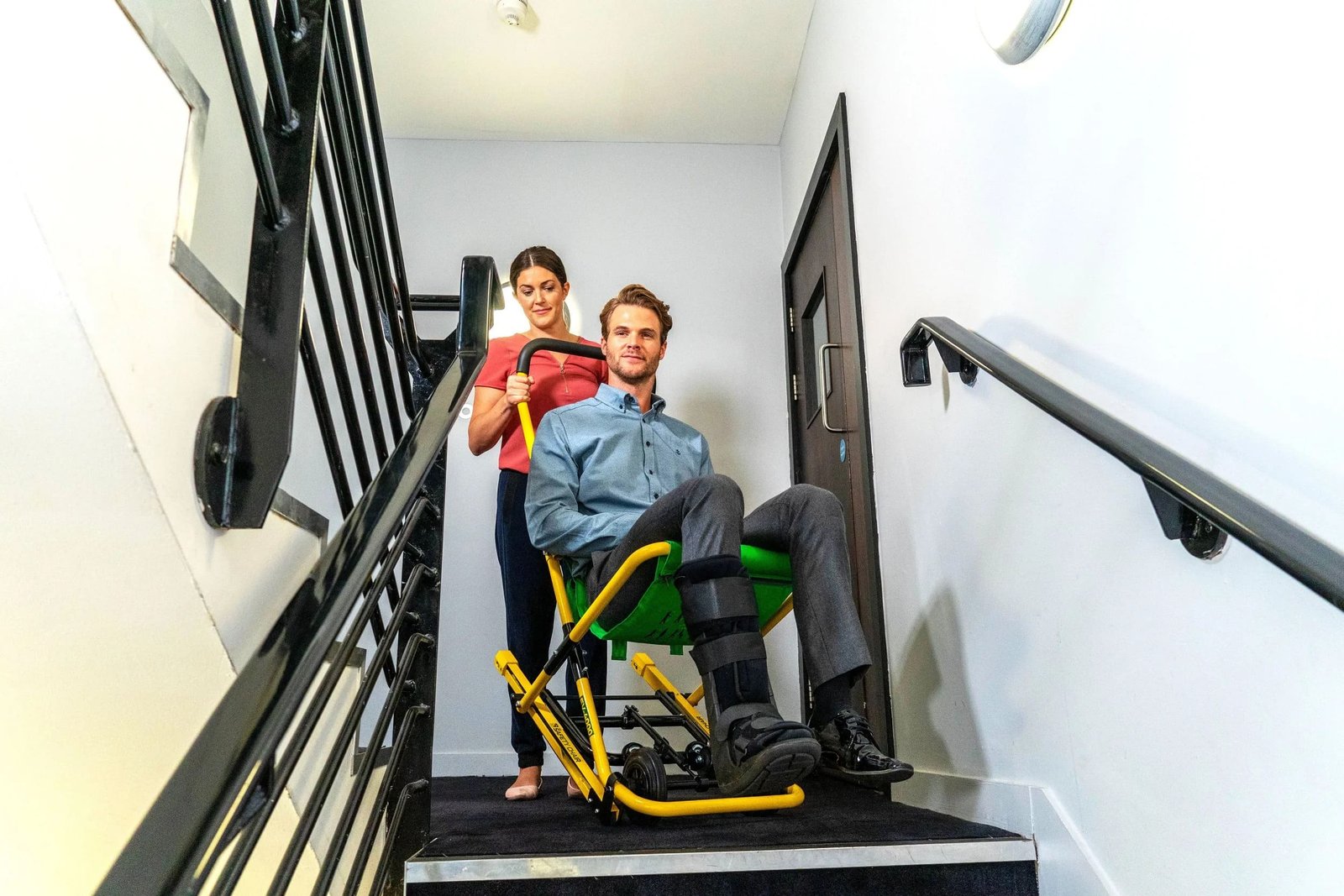 Evacuation chair training