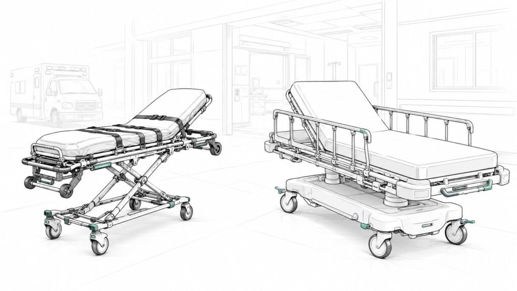 Stretcher vs Gurney: What Is the Difference and Which One Do You Need?