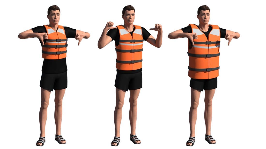 How to fit a life jacket correctly