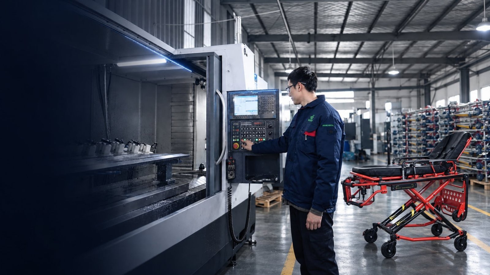 Jiekang Medical automated stretcher factory